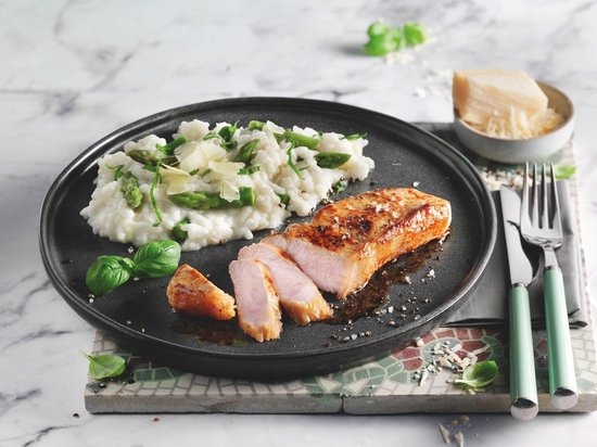 risotto-met-groene-asperges-en-kalfsvlees