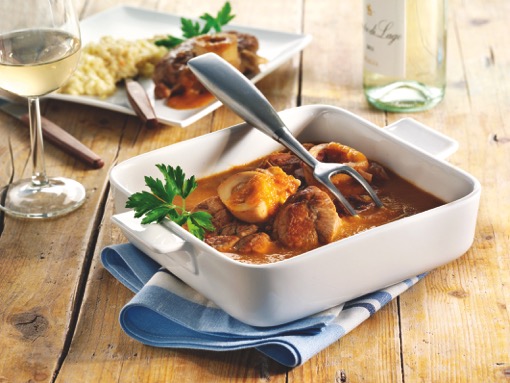 Kalfsvleesrecept Ossobuco alla Milanese met risotto